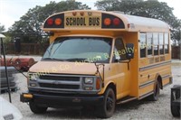 2000 CHEVROLET SCHOOL BUS - NOT RUNNING