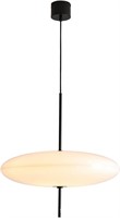 $220  Modern Flying Saucer Pendant Light  White