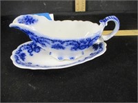 Flow Blue - Gravy Boat