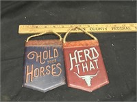 COUNTRY HORSE AND COW  SIGN LOT