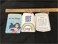 WONDER WOMAN RAINBOW AND SOAP SIGN LOT