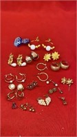 18 PAIRS PIERCED EARRINGS