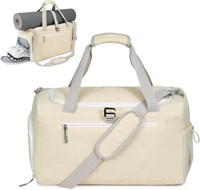 Travel Duffle Bag for Women, Beige