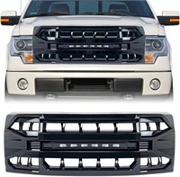 Front Grill Replacement for F150 09-14  Glossy Bla