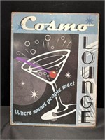 Metal Cosmo Sign