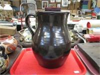 11” Tall Pottery Pitcher