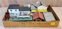 Lot of HO Scale Buildings Assorted