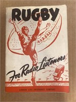Vintage RUGBY (For Radio Listeners) Booklet