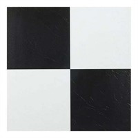 Achim 12x12 Vinyl Floor Tiles 20 Tiles Black