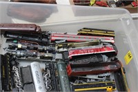 Assorted Bin of Train Cars