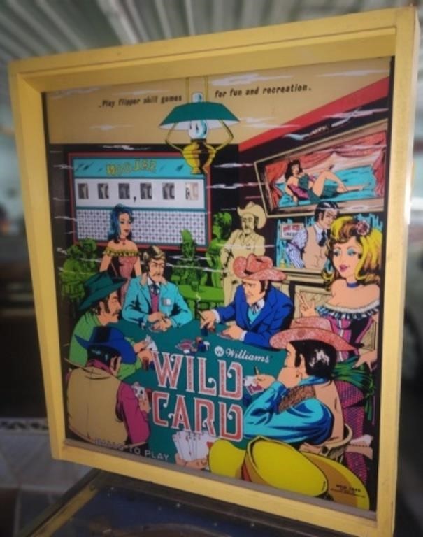 Vintage "Williams - Wild Card" Pinball Machine