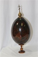 A Vintage Easter or Christmas Egg on Stand