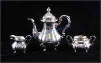 Brodrene Lohne Scandanavian Silver (.830) Tea Set