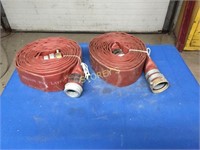 2 Discharge Hoses - 2" x 25'