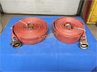 2 Discharge Hoses - 1.5" x 25'