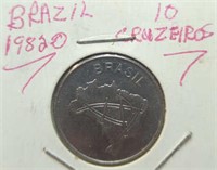 Uncirculated 1982 Brazilian coin