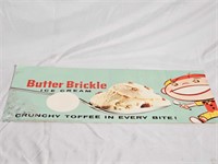 Vintage Butter Brickle Ice  Cream Poster