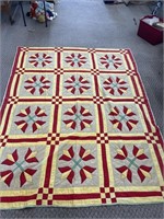 Antique hand sewn quilt