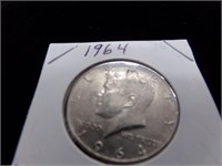 1964 silver 1/2 dollar