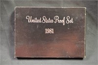 1981 UNITED STATES MINT PROOF SET
