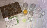 Apothecary Jars, Glassware, and Green Bags