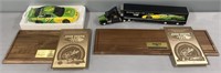 John Deere Die-Cast NASCAR Car & Semi Truck