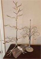 2 PC JEWELRY OR ORNAMENT HOLDER