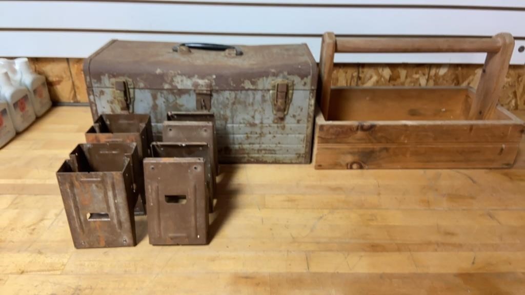 2 Tool Boxes-Hardware for Saw Horses