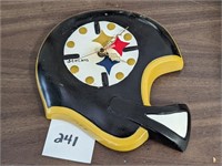 Wooden Pittsburgh Steelers Clock