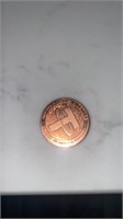 1oz copper bullion
