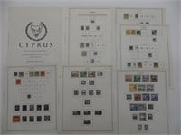Cyprus Pages 1880-1980 stamps, CV $251 (CV