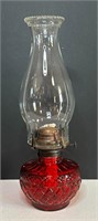 Ruby Red Oil Lamp