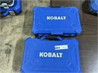 1 LOT ( 2 BOXES) KOBALT TOOL KIT **BOX DAMAGED,