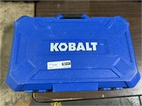 KOBALT TOOL KIT ** BOX IS DAMAGED, SOME ITEMS MAY