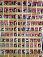 O-Pee-Chee 1990 Uncut Sheet of Trading Cards