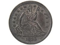 1838 Seated Half Dime, Small Stars