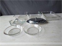 Pyrex Baking Dishes, Butter Container, Mini Pie
