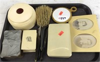 Celluloid dresser set