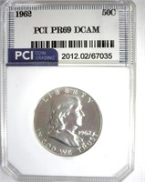 1962 Franklin PR69 DCAM LISTS $4500