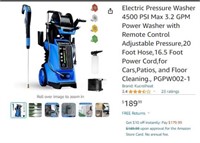 C2194 Electric Pressure Washer 4500 PSI