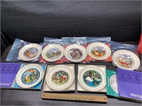 8 vintage Wedgwood children’s plates