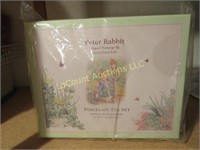 Beatrix Potter Peter Rabbit tea set new in box