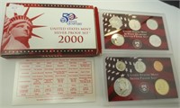 2000 US Mint Silver Proof set