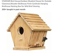 MSRP $17 Wood Bird House