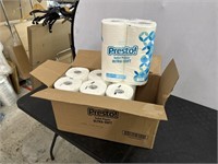 New case pack Presto toilet paper 2-ply