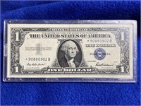 Blue Seal Star Note $1 Bill