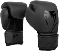 C1048  Venum Kids Boxing Gloves, Black, 8oz