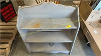 Gray 3-Shelf Bookcases