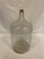 5 gallon glass bottle with cork