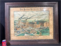 LITHO OF THE HANNIS DISTILLERY CO. MARTINSBURG WV